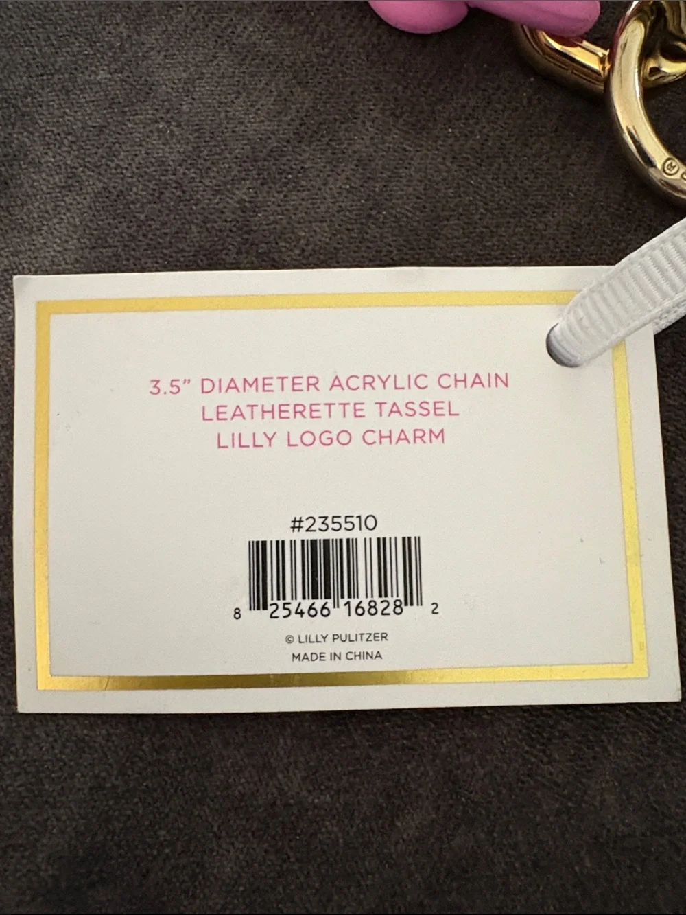 Lilly Pulitzer keychain featured